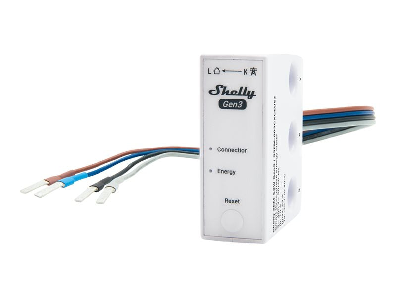 SHELLY 3EM-63W Gen3 WLAN 3-Phase 63A Energy Meter
