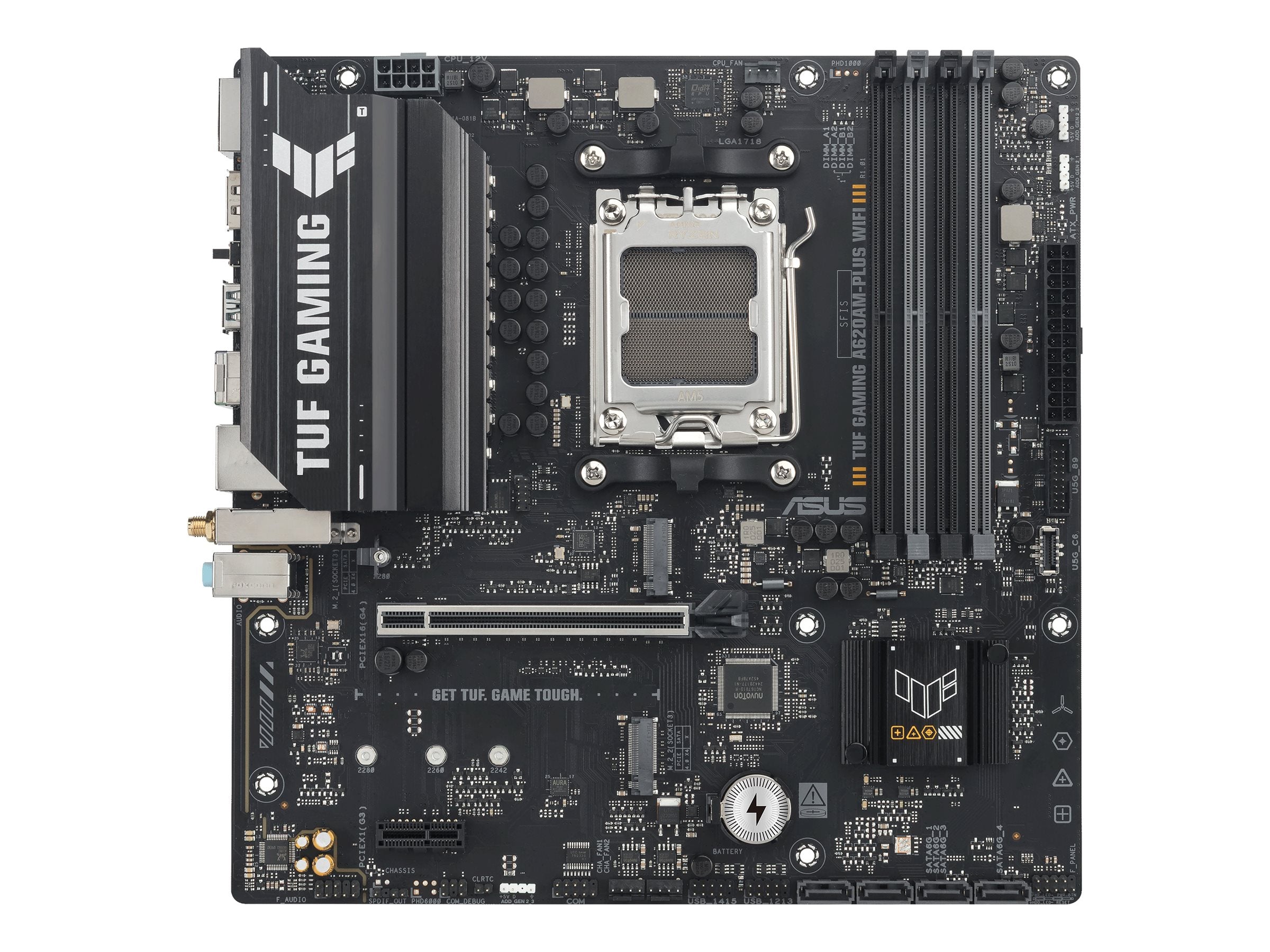 ASUS AMD A620A micro-ATX motherboard 4xDDR5 1xHDMI 2.1 2xDP 1.4 2xM.2 4xSATA
