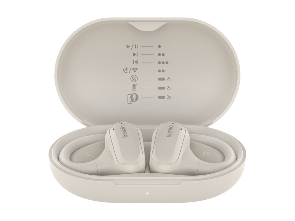 BELKIN Clearfit Open-Ear Wireless Earbuds Sand