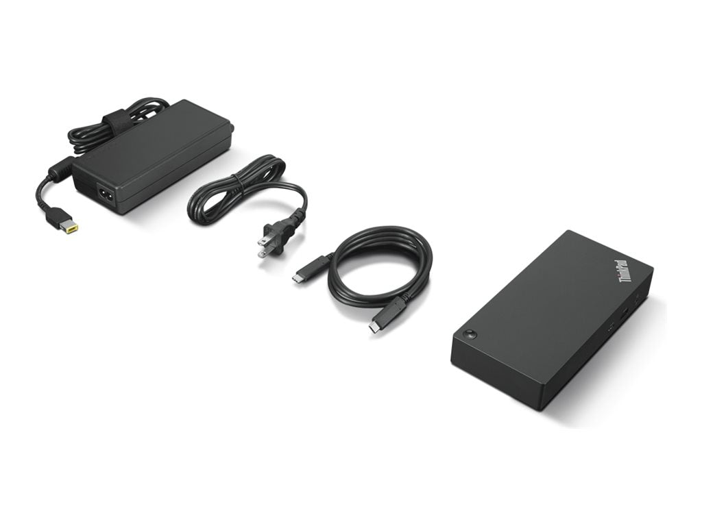 LENOVO ThinkPad Universal USB-C Dock - Station d accueil - USB-C - HDMI 2 x DP - GigE - 90 Watt - ThinkRed