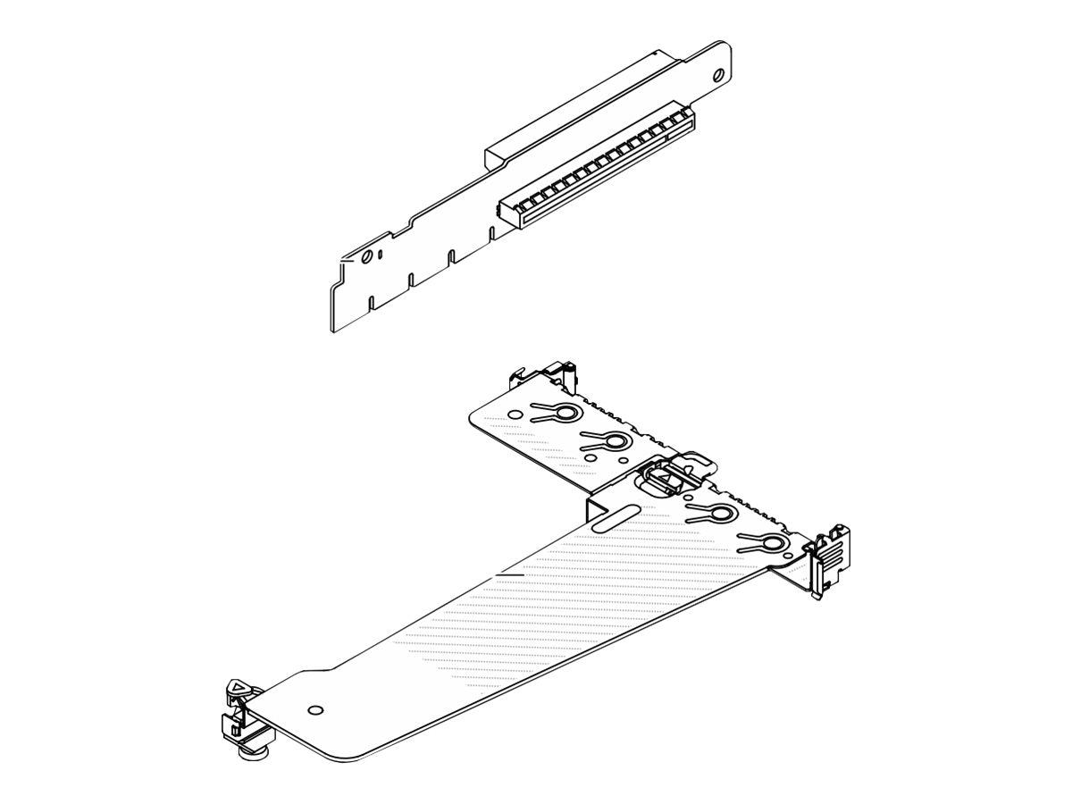 LENOVO ISG ThinkSystem V3 1U x16/x16 PCIe G4 Riser1 LP+LP Option Kit