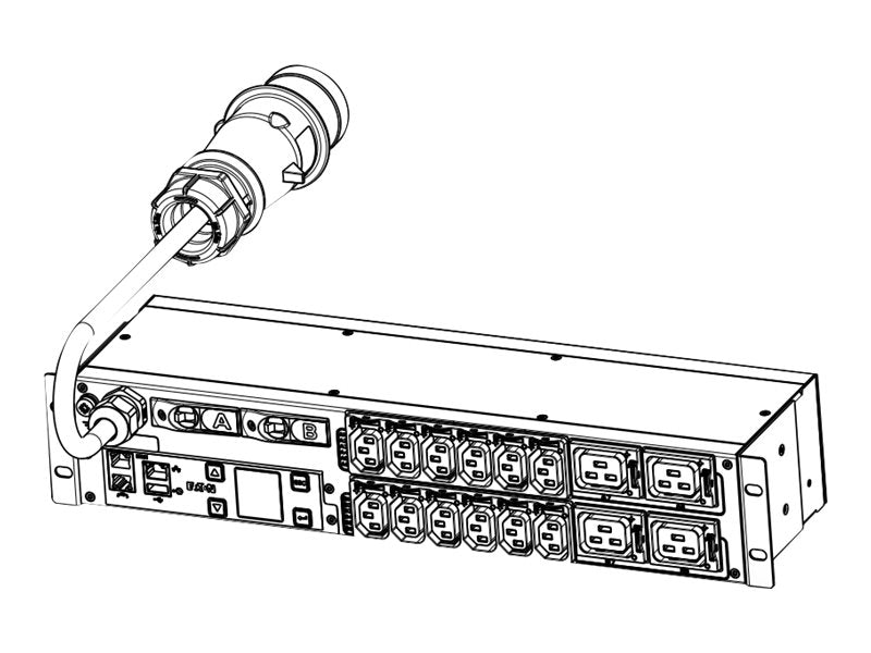 EATON Unité de distribution d énergie EPDU (EMIH06) 16 sorties CA 2U - Noir