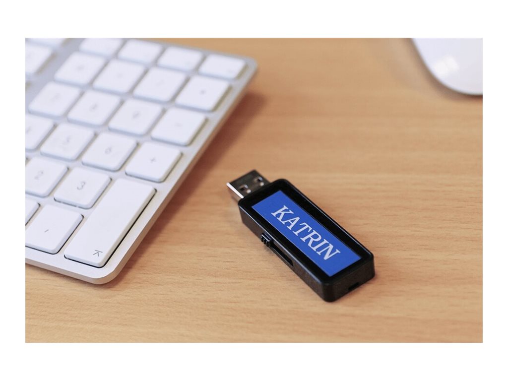 BROTHER P-TOUCH TZE-535 blanc sur hard bleu 12mm