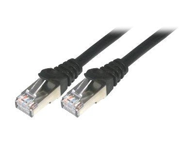 MCL Cordon de brassage RJ45 CAT 6 F/UTP - 50cm Noir