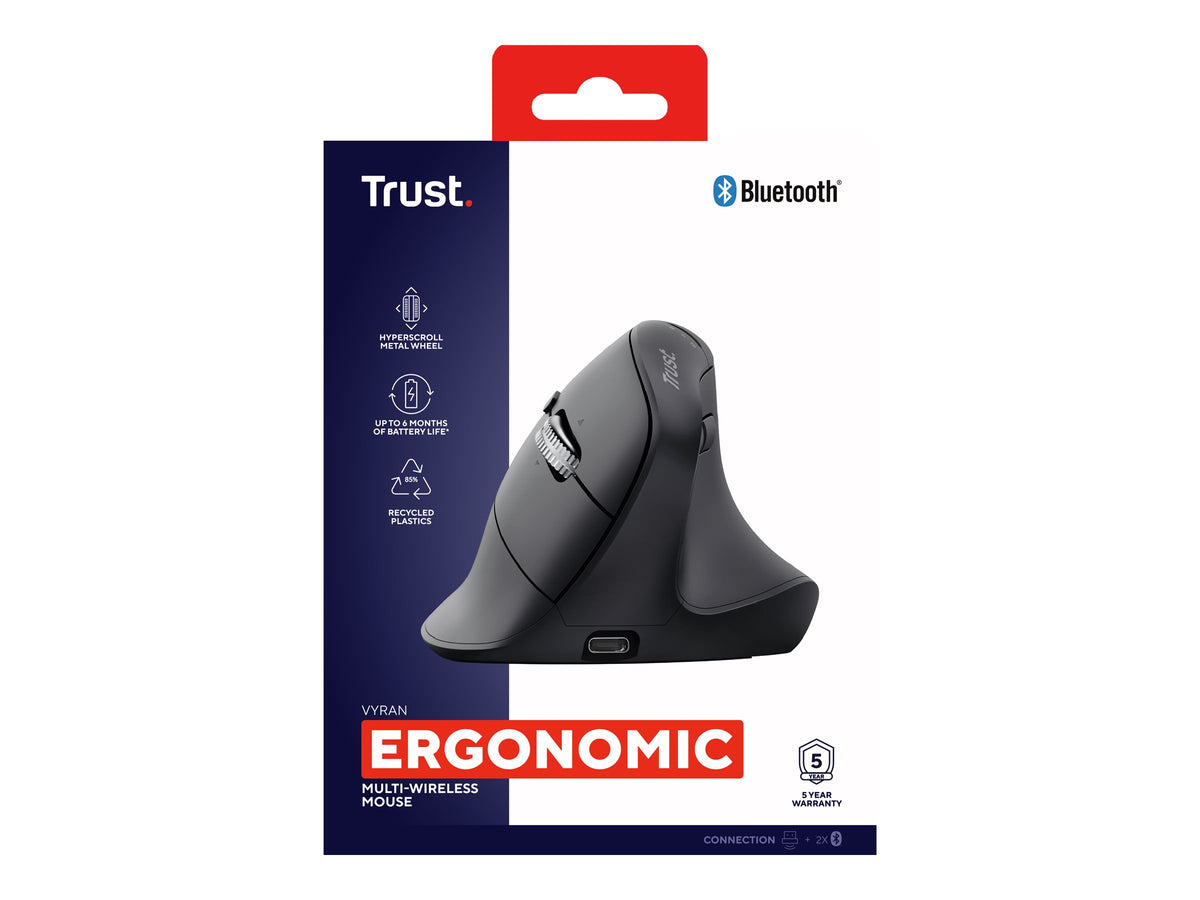 TRUST VYRAN ERGO HYPSCROLL M-WRLS MOUSE