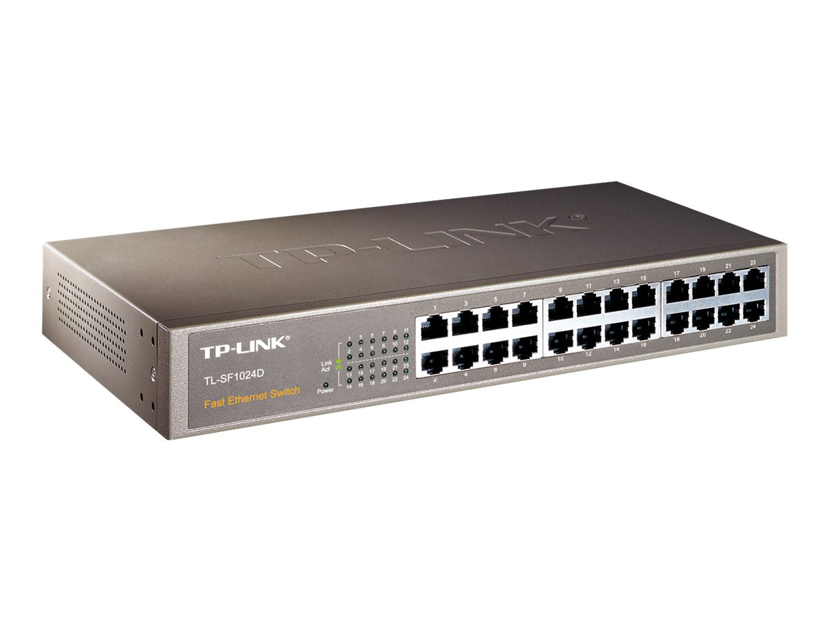 24 p 10/100M Switch 13 inch rack-mount