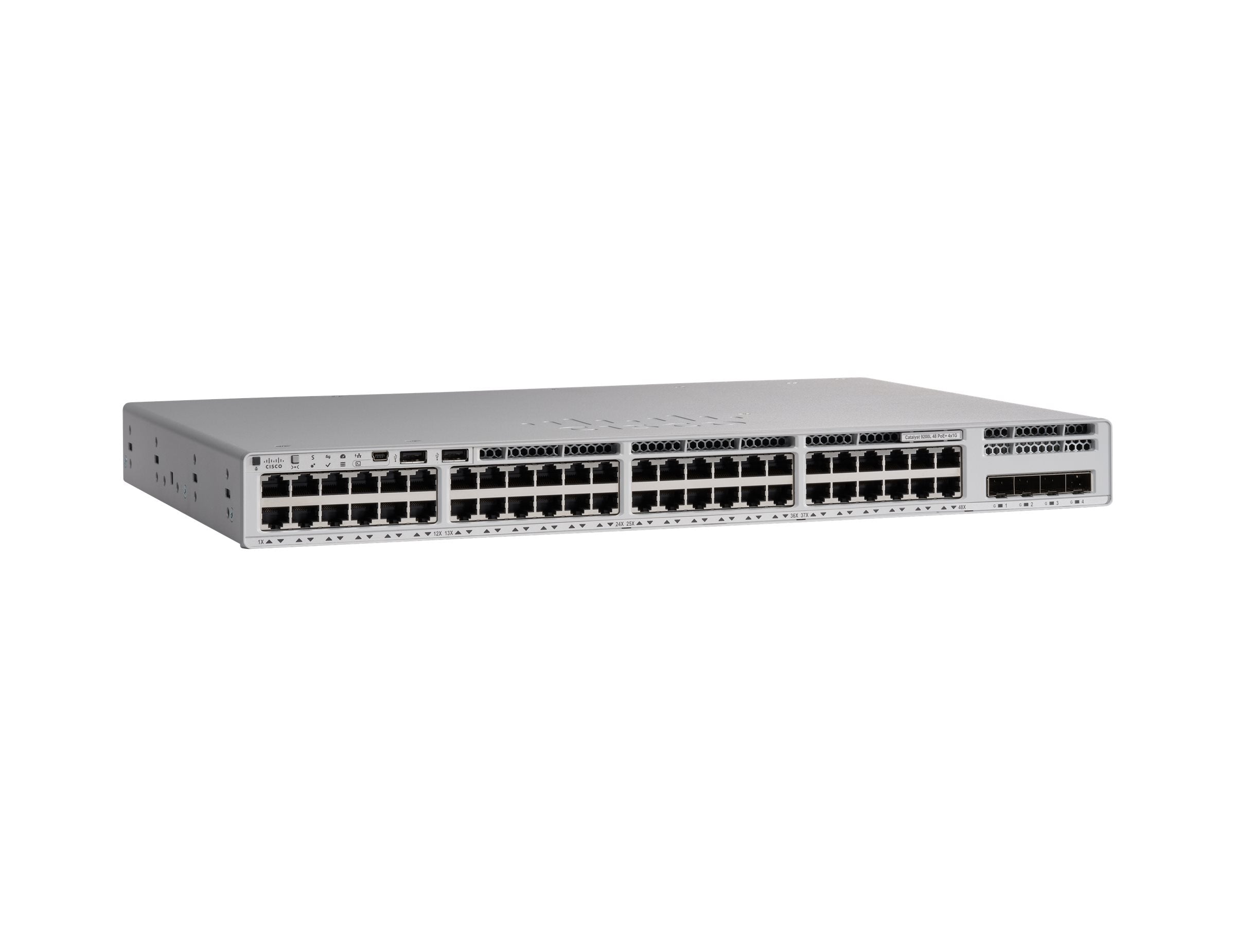 CISCO Catalyst 9200L 48-port Partial PoE 4 x 1Gbps NW Advantage