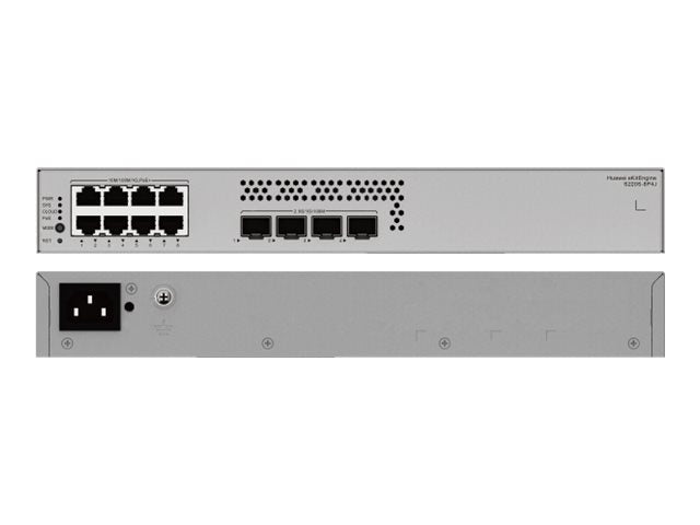 HUAWEI eKit S220S Series S220S-8P4J Géré L2 Gigabit Ethernet (10/100/1000) Connexion Ethernet, supportant l'alimentation via ce port (PoE) 1U Gris