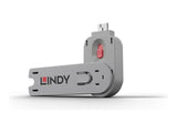 LINDY Clé pour bloqueur de port USB type A rose