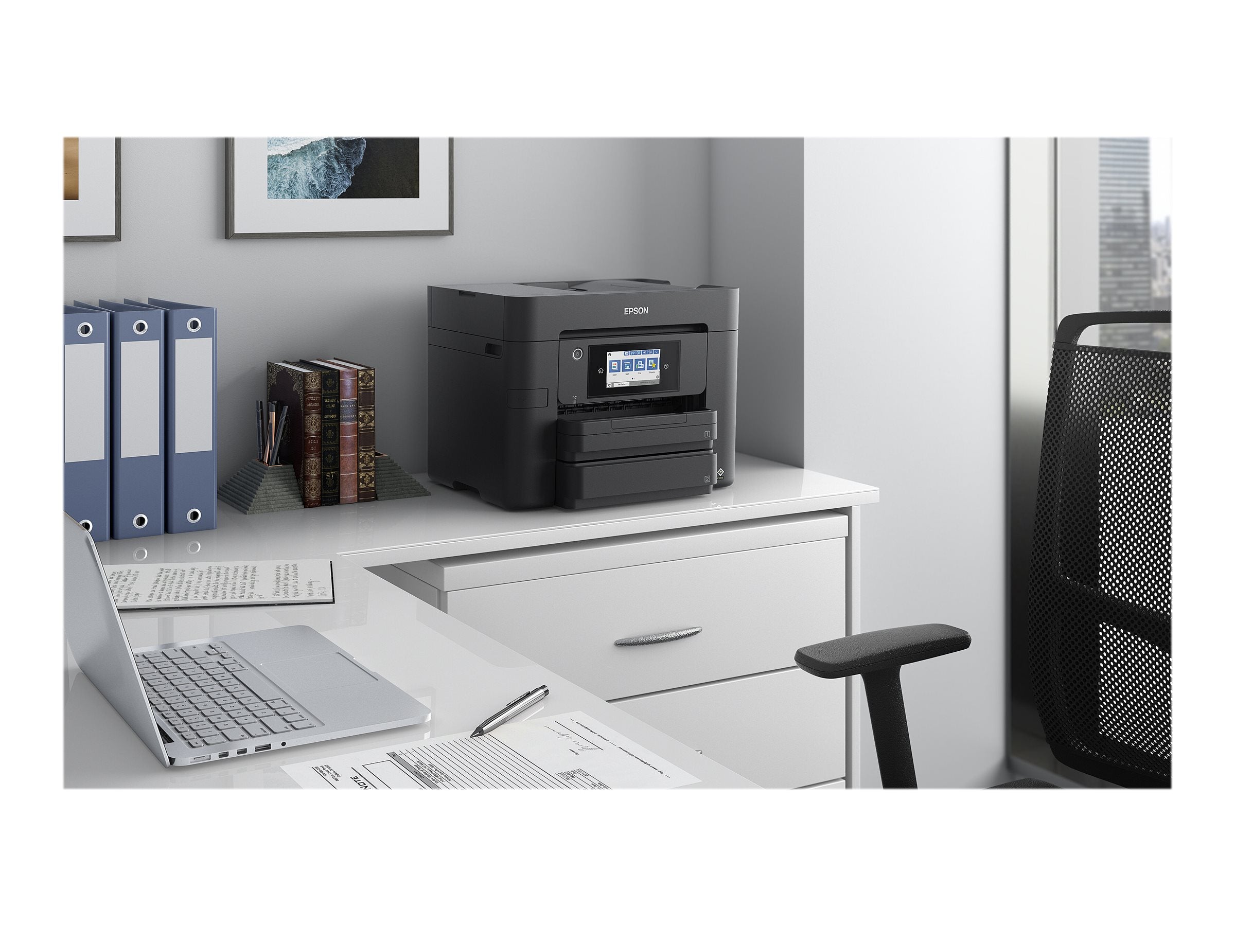 EPSON WorkForce Pro WF-4830DTWF MFP colour ink-jet A4 25ppm print 500 sheets USB 2.0 LAN Wi-Fi USB host NFC