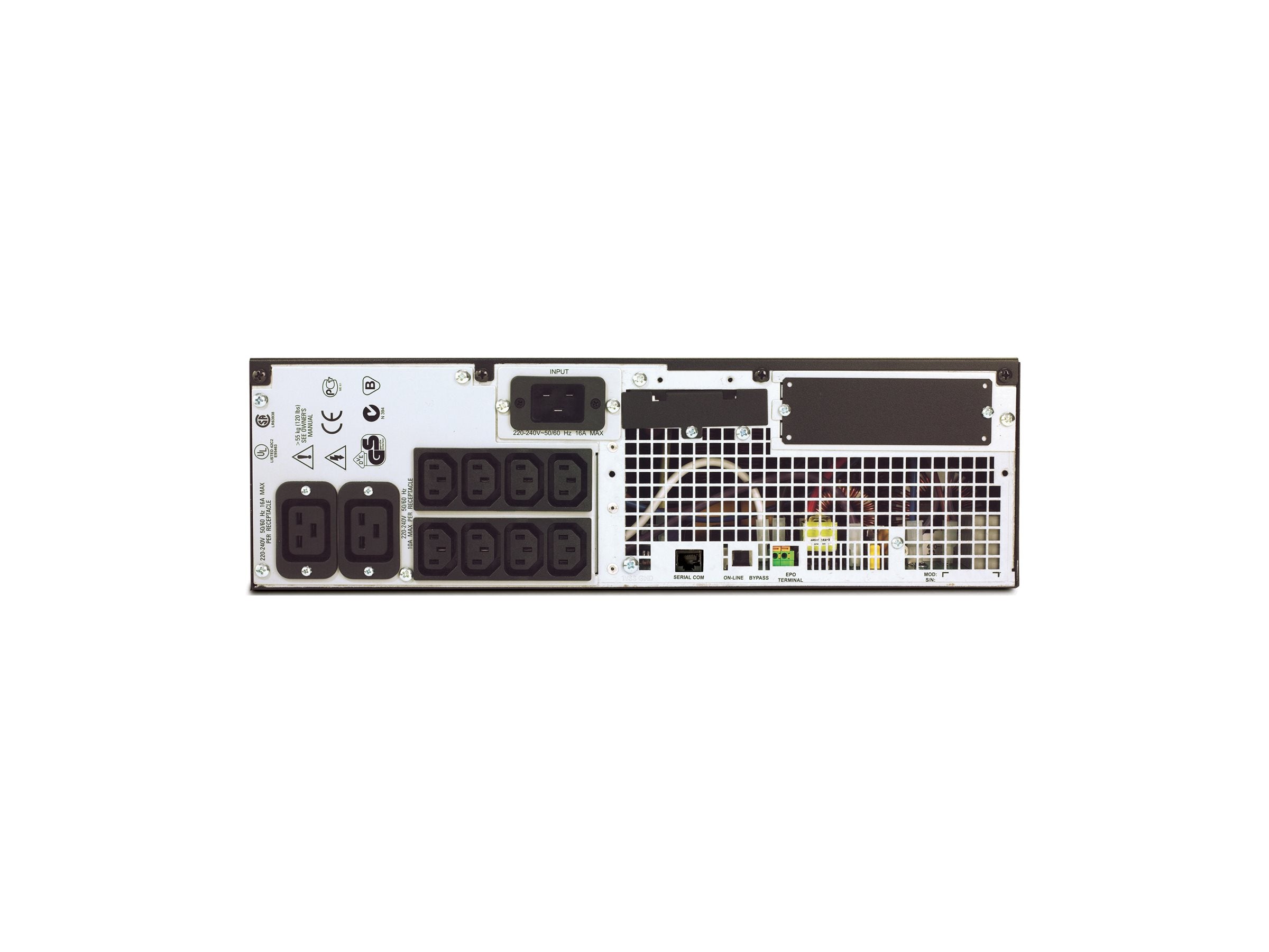 APC Smart-UPS RT 2200marine UPS AC 220/230/240V 1.54 kW 2200VA RS-232 output connectors 10 3U Black