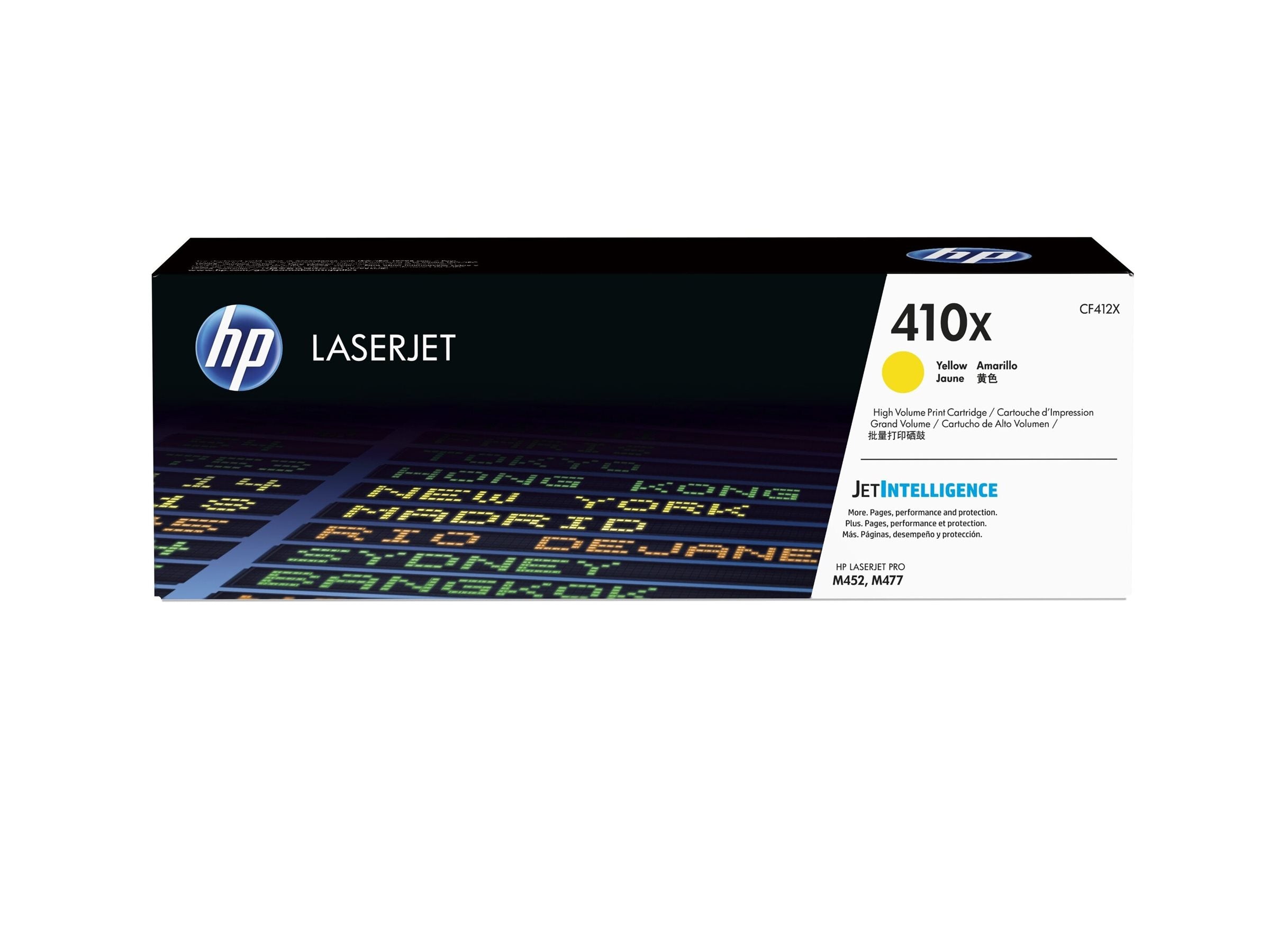 HP 410X original Toner cartridge CF412X yellow HY
