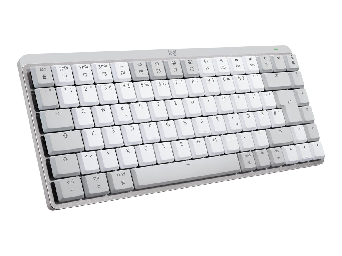 LOGITECH MX Mechanical Mini for Mac Minimalist Wireless Illuminated Keyboard - PALE GREY - (DEU) - EMEA