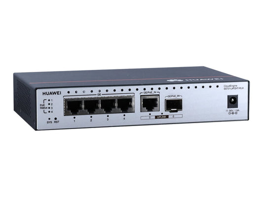 HUAWEI S5731-L4P2HT-RUA 4x10/100/1000BASE-T ports PoE++ 1xGE Hybrid Optical-electrical SFP Port 1x10/100/1000BASE-T Port PoE