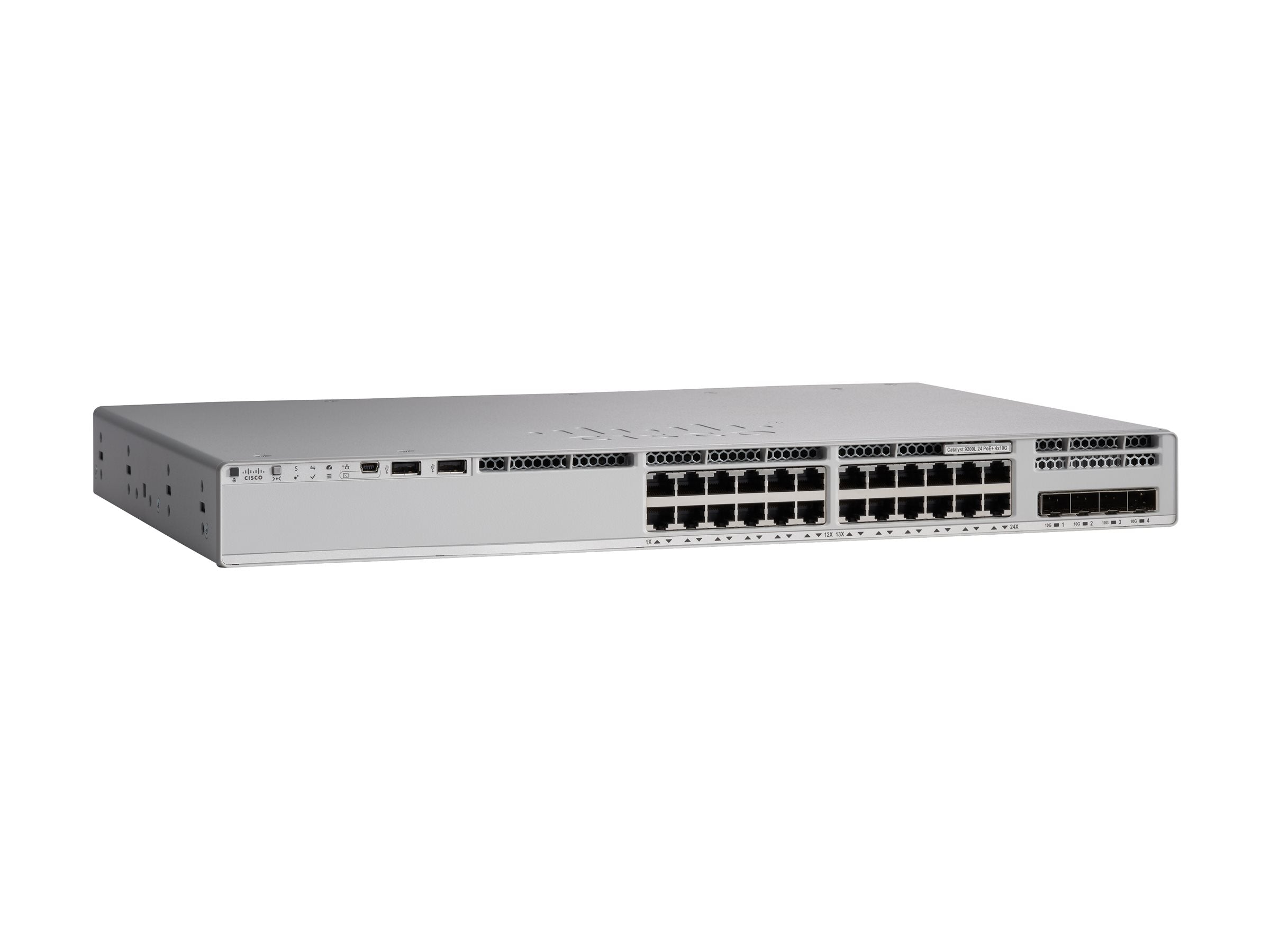 CISCO Catalyst 9200L 24-port PoE+ 4x10G uplink Switch Network Essentials