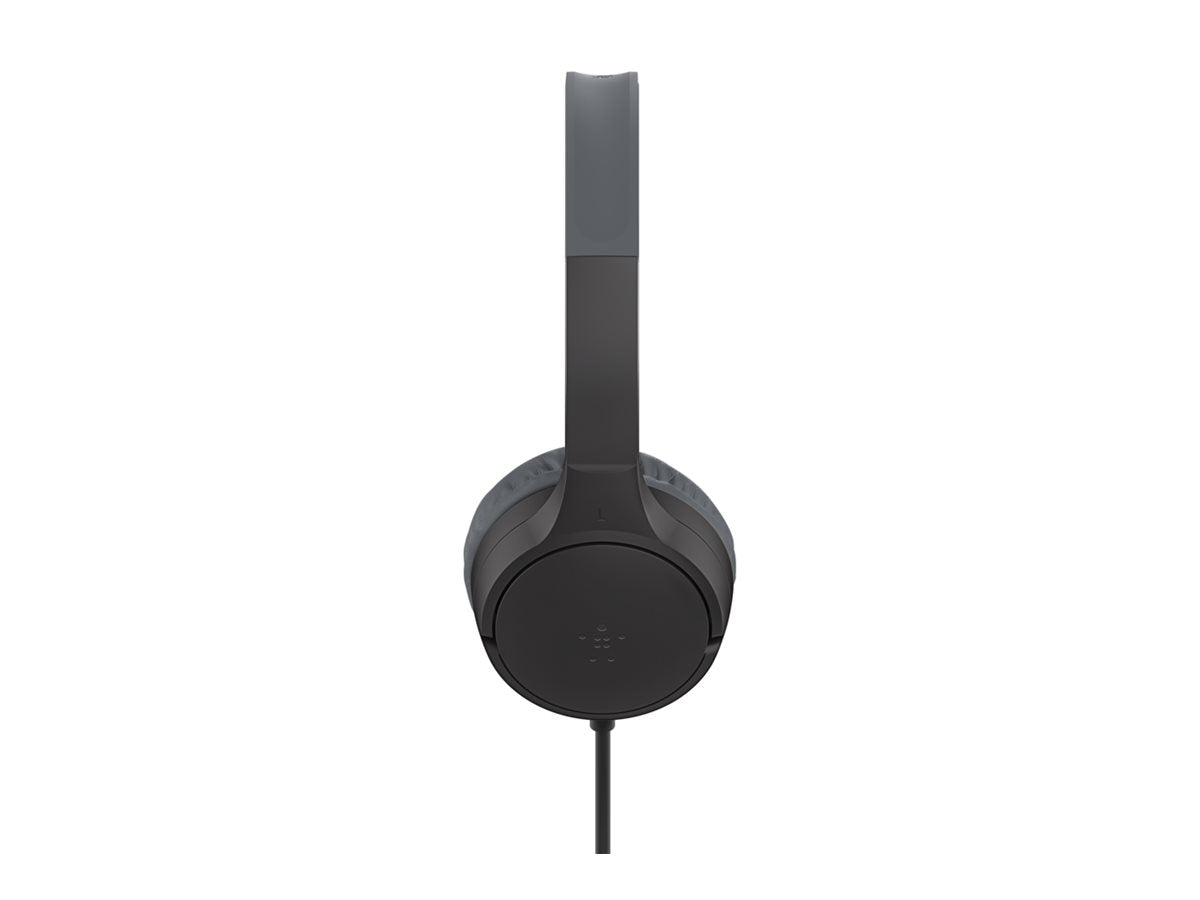BELKIN SoundForm Mini Wired On-Ear Headphones USB-C & 3.5mm Black