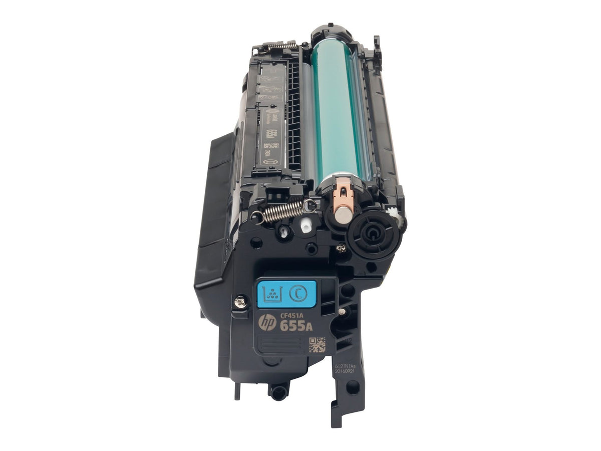 HP 655A original LaserJet Toner cartridge CF451 Cyan