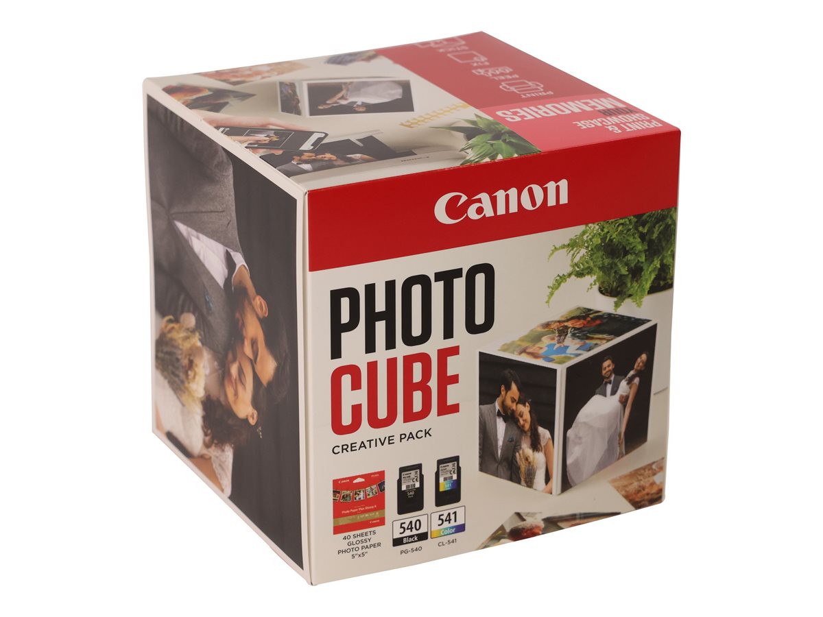 CANON PG-540/CL-541 Ink Cartridge Photo Cube Creative Pack White Pink