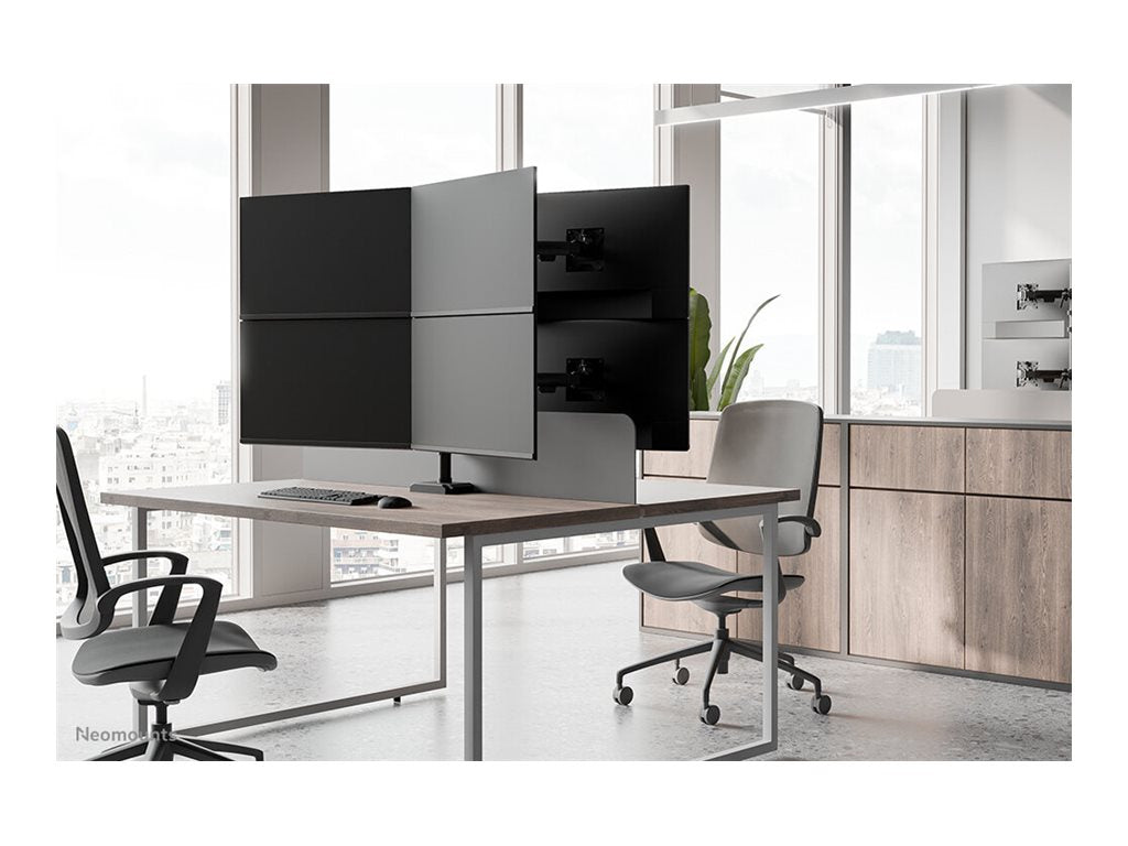 Neomounts DS60-600BL2-2 Quadruple monito