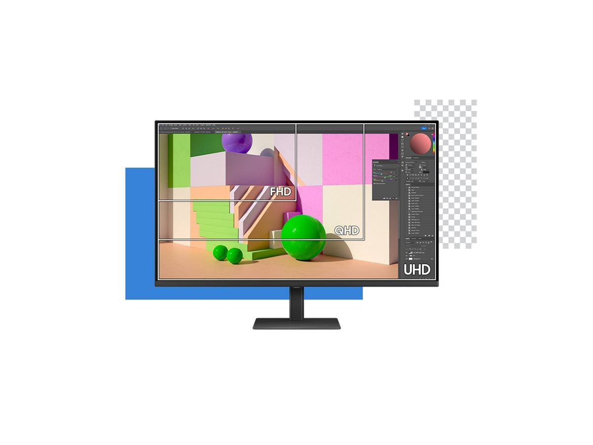 SAMSUNG ViewFinity S37D800U 37p 16:9 3840x2160 VA 5ms 350nits 60Hz HDR10 sRGB 100 HAS/Swivel/Tilt HDMI/DP/USB-C 90W LAN USB3