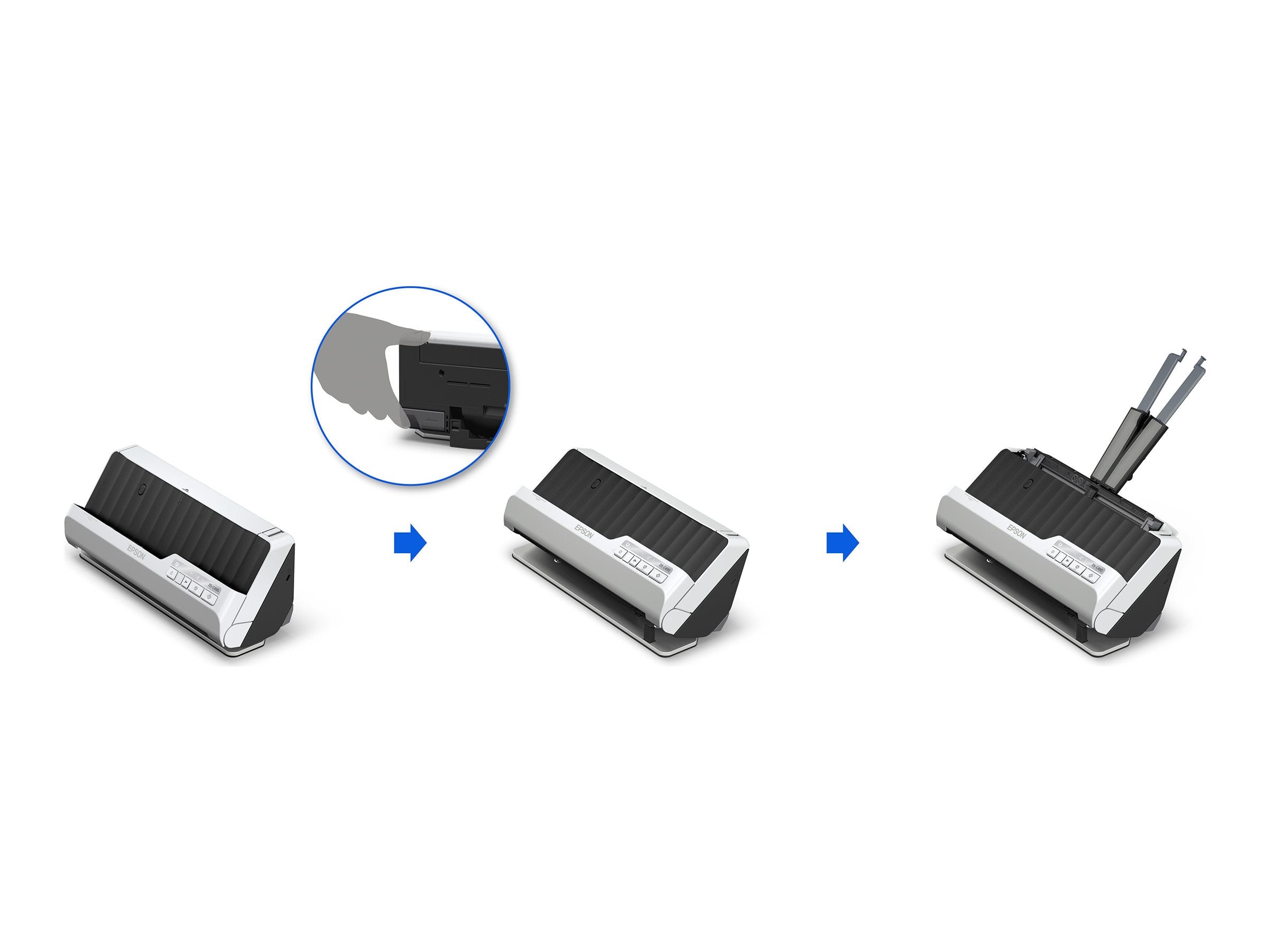 EPSON WorkForce DS-C490 Duplex Scanner A4/Legal 600dpi x 600dpi 40ppm ADF 20pages USB2.0