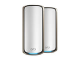 NETGEAR Orbi 970 series Quad-Band WiFi 7 Mesh System White 27Gbps 2 pieces 1year