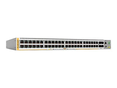 ALLIED 48port 10/100/1000T PoE+ 4port 100/1000X SFP L3 switch 1 Fixed AC power supply EU Power Cord