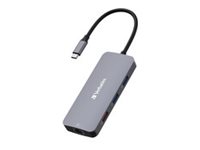 VERBATIM USB-C PRO MULTIPORT HUB 8 PORT CMH-08 WCF (P)