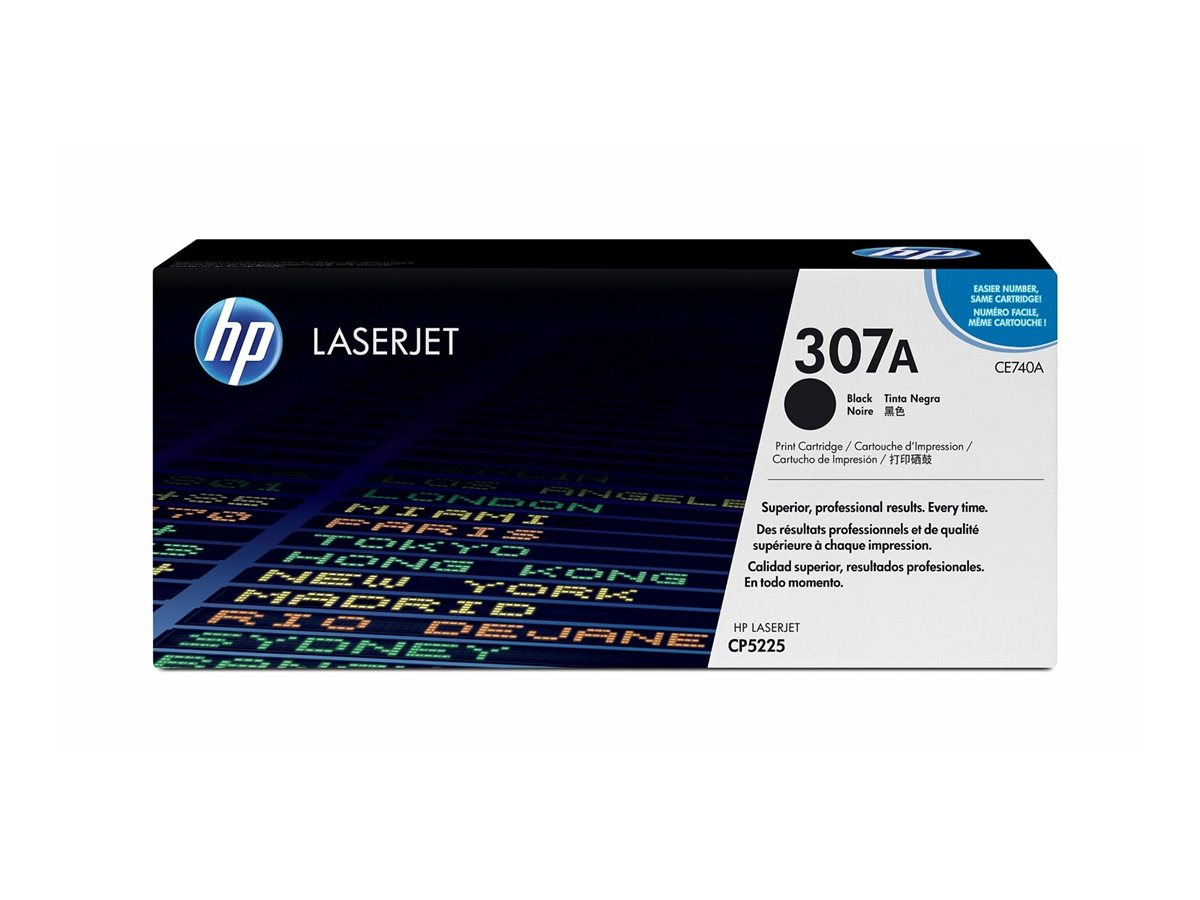 HP original Colour Laserjet CE740A Toner cartridge black standard capacity 7.000 pages 1-pack