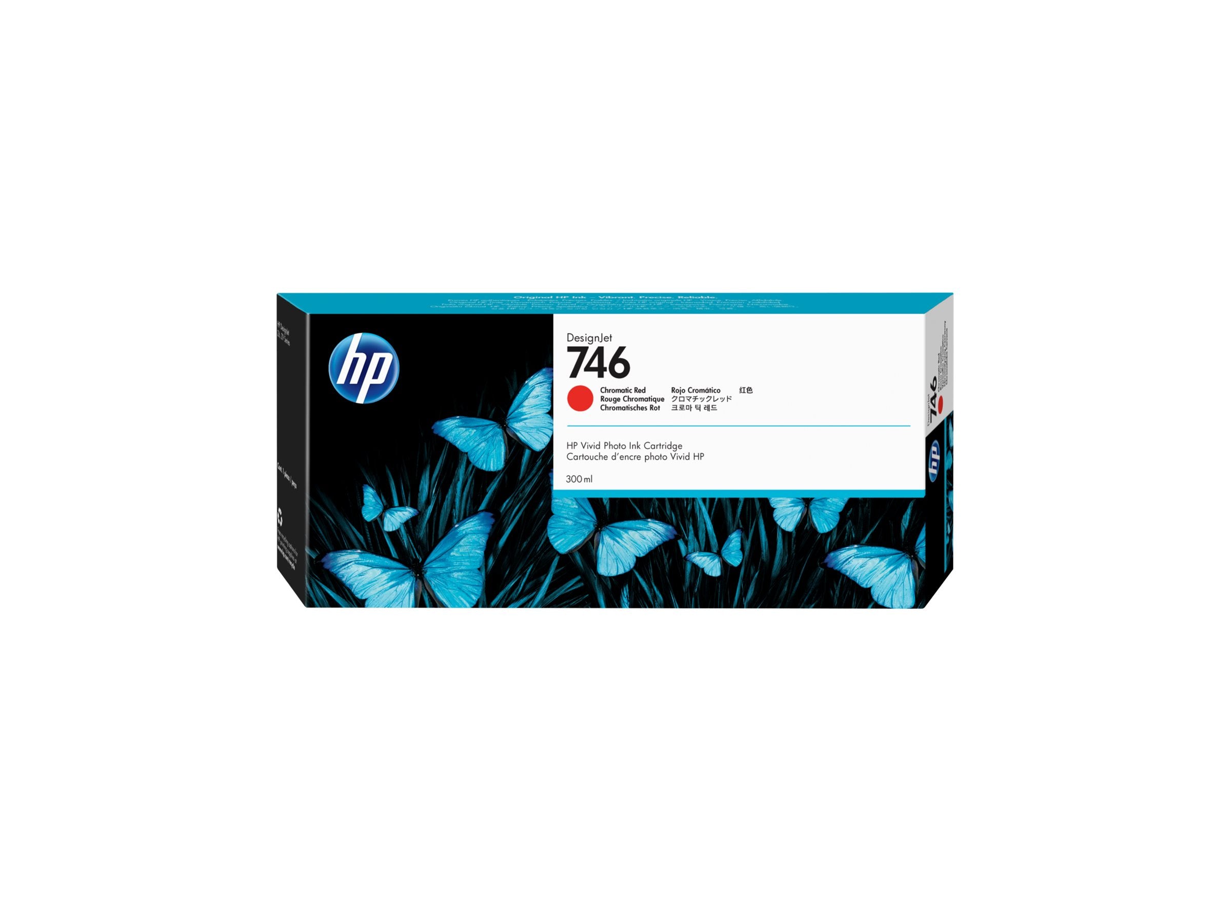 HP 746 300-ml Chromatic Red Ink Cartridge
