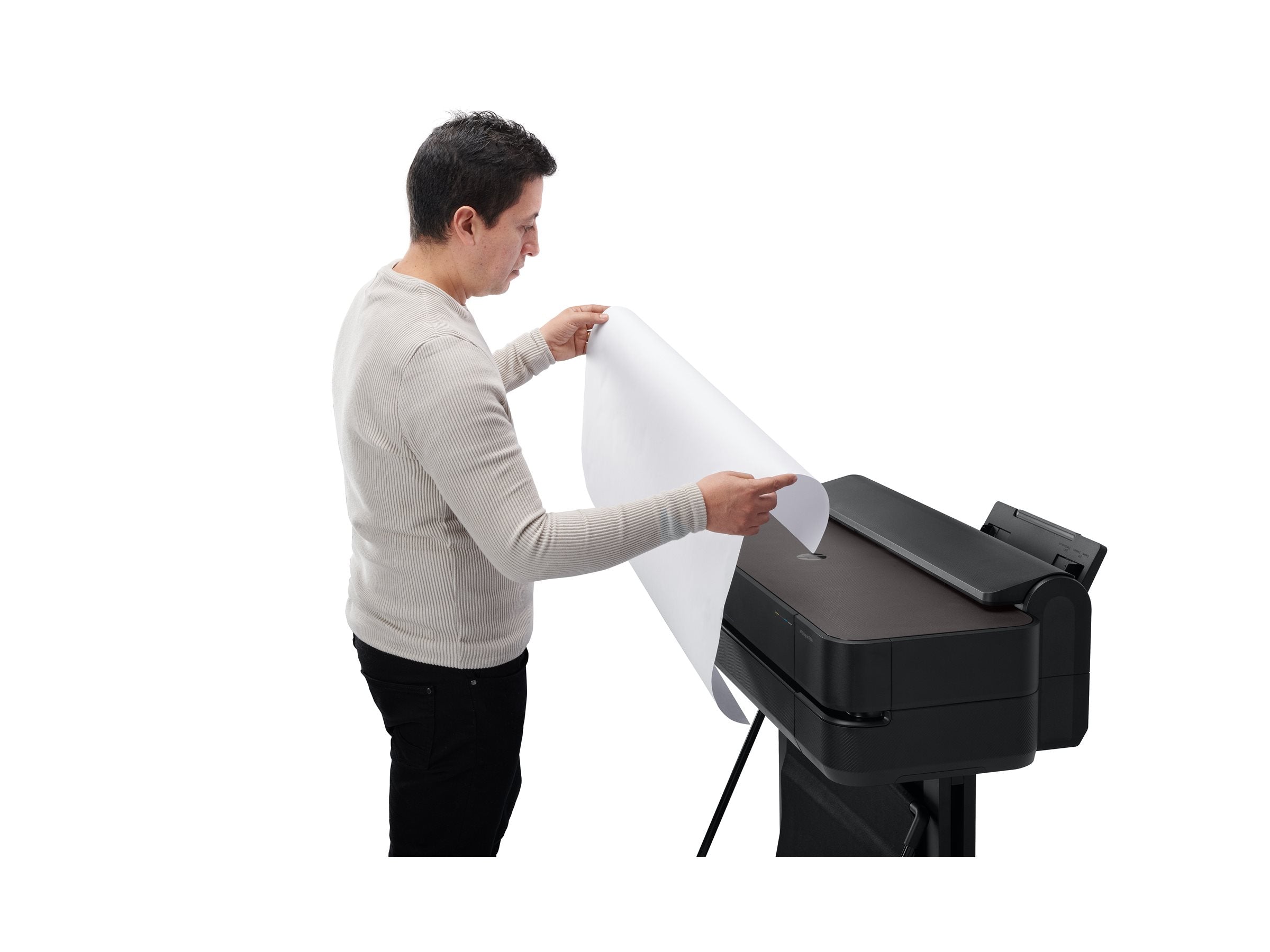 HP DesignJet T650 24p LFP 2025 Colour Ink-Jet Roll A1 61.0cmx91.4 m 2400x1200dpi 0.43 min/page USB LAN Wi-Fi Cutter