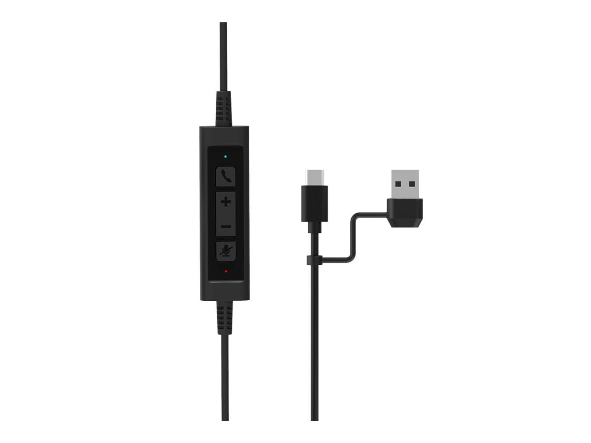 PORT DESIGNS Stereo Headset Active Office Usb Mic Office