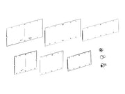 APC HyperPod Frame 6ft Aisle End Panel x2 Short Frame