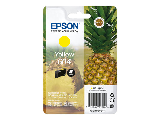 EPSON 1LB Singlepack Yellow 604 Ink w/s