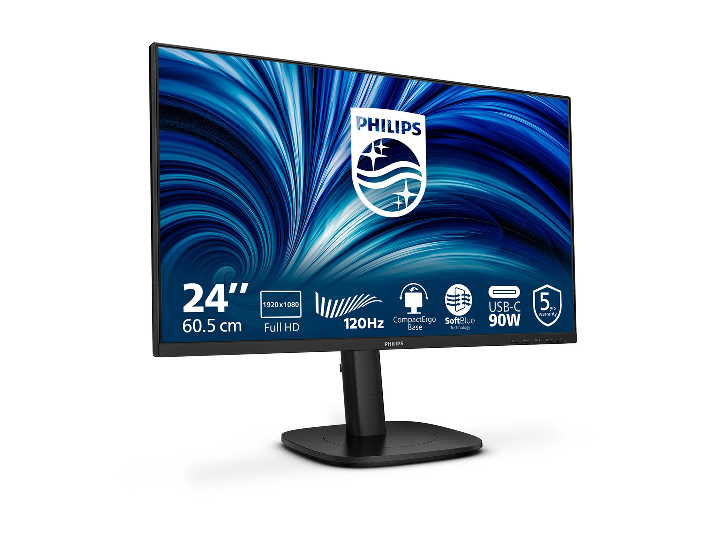 PHILIPS 24B2U3301/00 23.8p IPS FHD 60Hz 300cd/m2 4ms HDMI 1.4 DP 1.4 USB-C USB-Ax4 RJ45 Speakers pivot