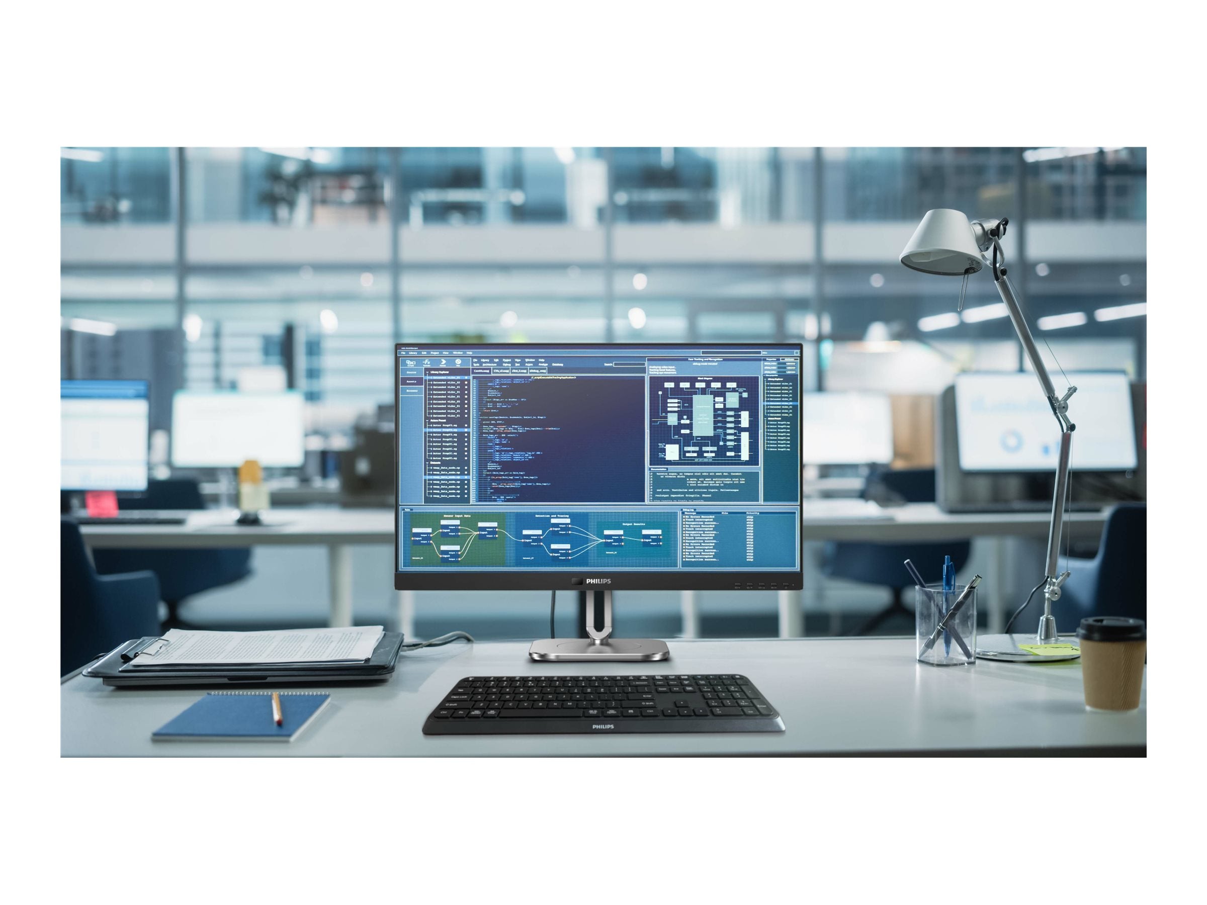PHILIPS 27p 2560x1440 120Hz IPS Flat H/A 150 MM TUV EyeSafe certified USB HUB SPEAKERS Power/Light sensor DP 2xHDMI 350cd/m2