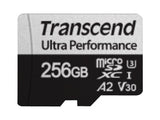 TRANSCEND 256Go microSD w/ adapter UHS-I U3 A2