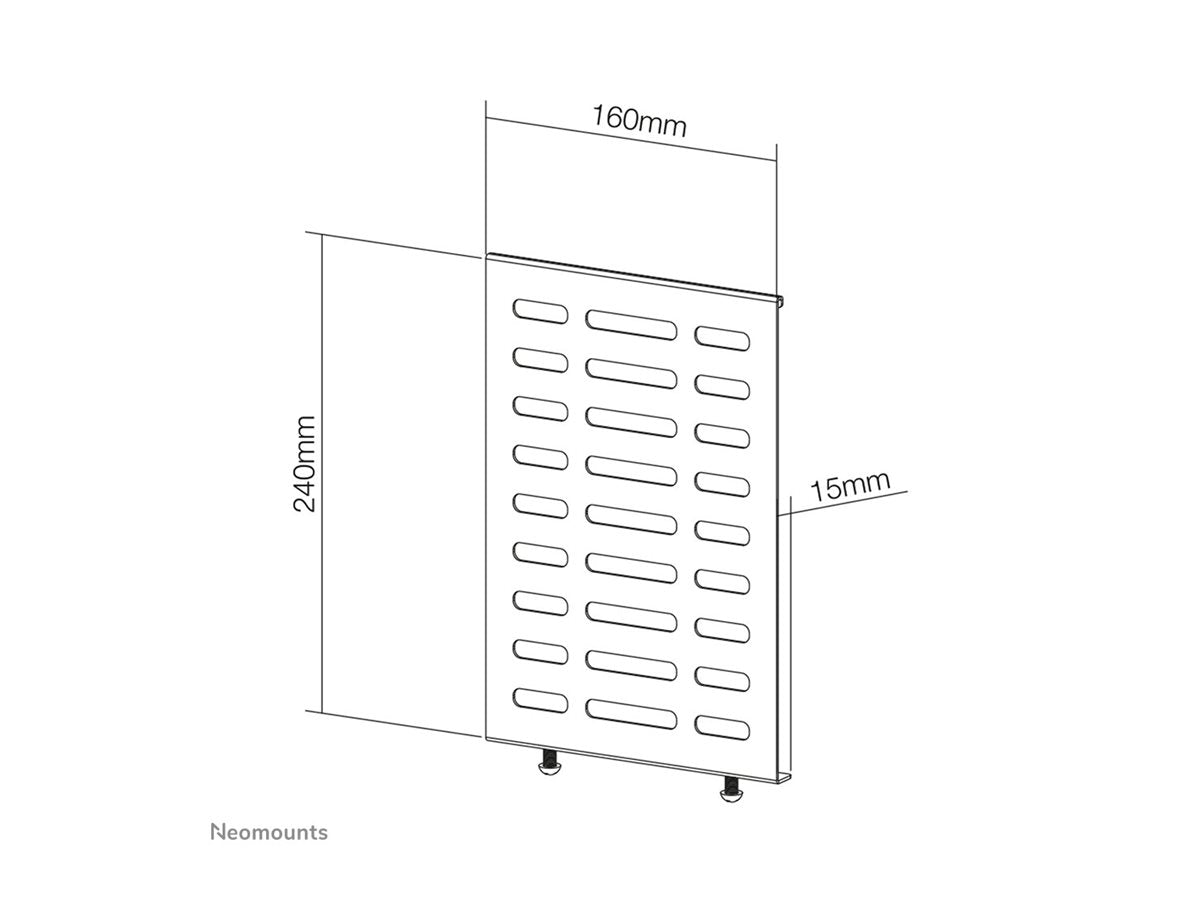 NEOMOUNTS NS-MBTC100BLACK Support pour lecteur multimédia - max 10 kg - universel