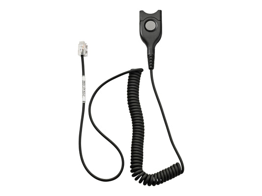 EPOS CSTD 08 Standard headset connection cable Code 08 with EasyDisconnect to Modular Plug RJ 9