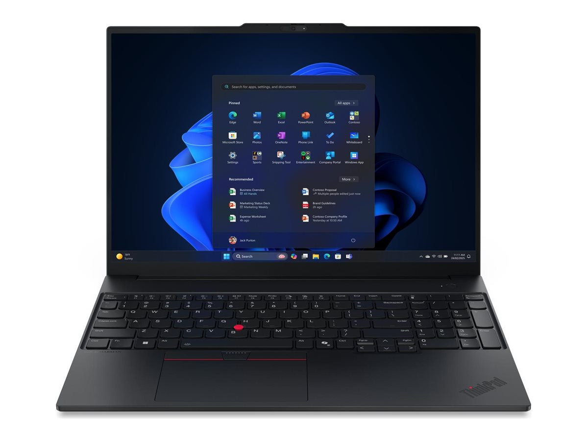 LENOVO ThinkPad E16 G3 AMD Ryzen 7 250 16p WUXGA 16Go 512Go SSD M.2 2242 PCIe AMD Radeon 780M W11P 1YR Premier NBD