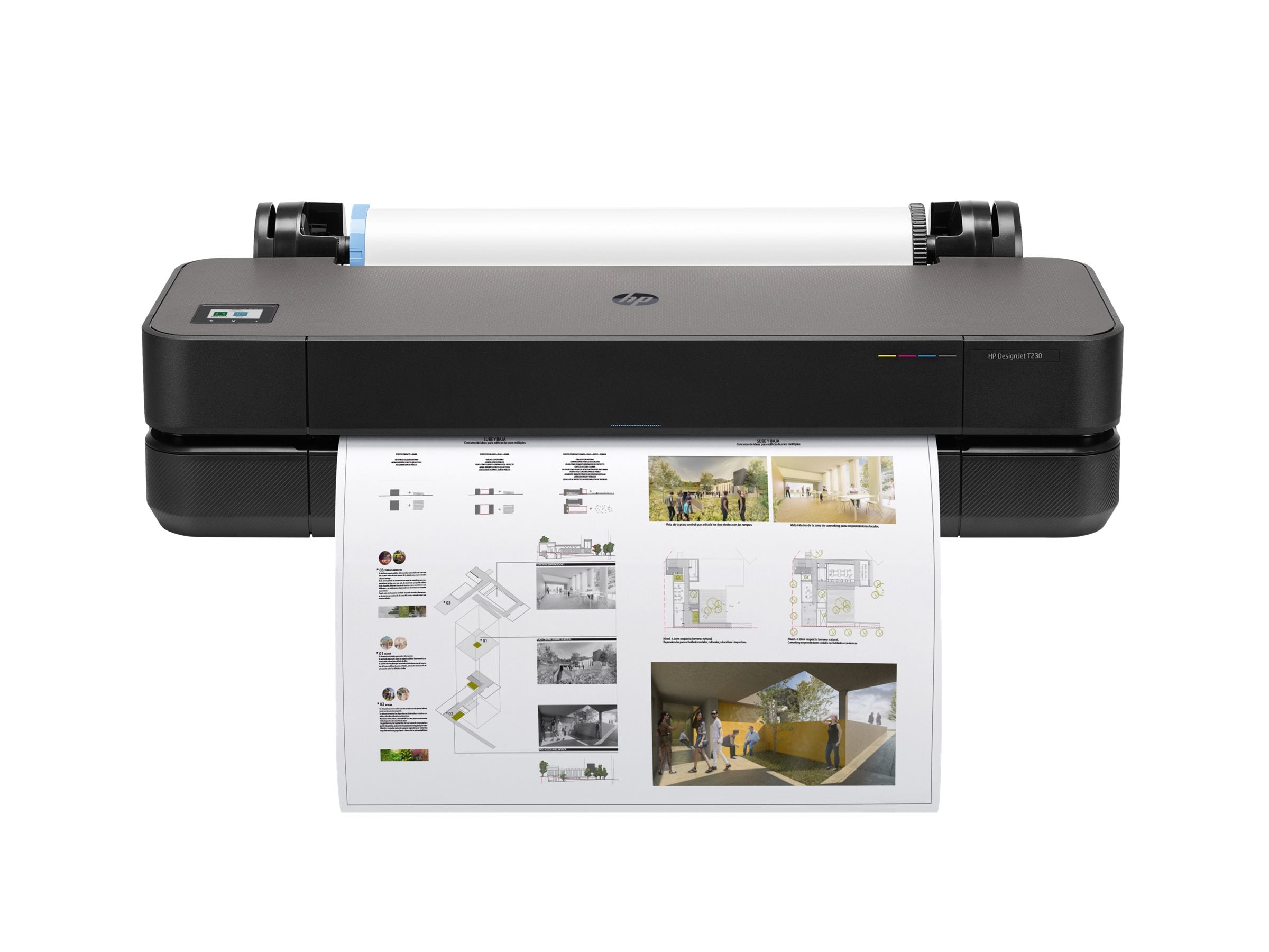 HP DesignJet T230 24p LFP 2025 Colour Ink-Jet A1 ANSI D 2400x1200dpi 0.58 min/page USB LAN Wi-Fi