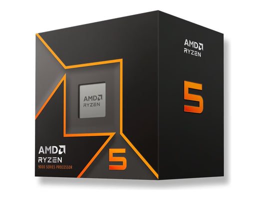AMD Ryzen 5 9600 5.2GHz AM5 6C/12T 65W 38Mo Processor with Wraith Stealth Cooler Box
