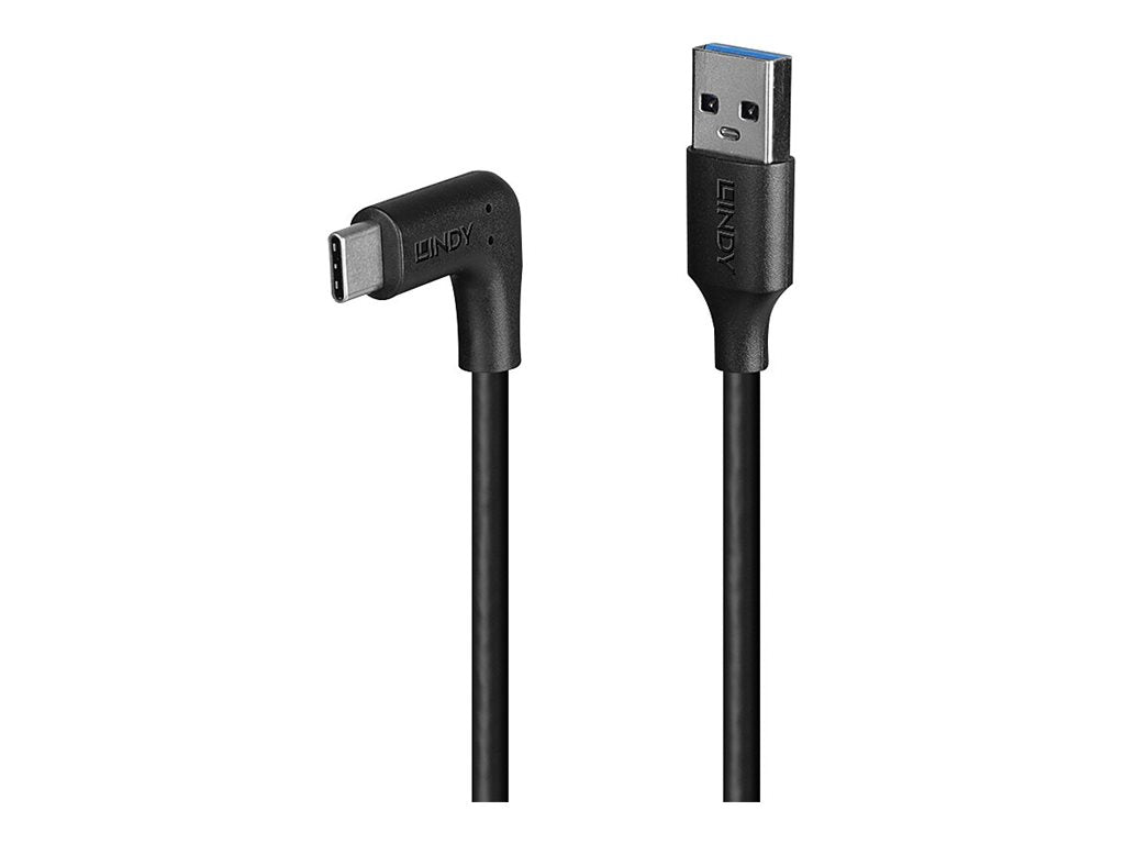 LINDY 1m USB 3.2 Type A to C Cable 90 Right Angle