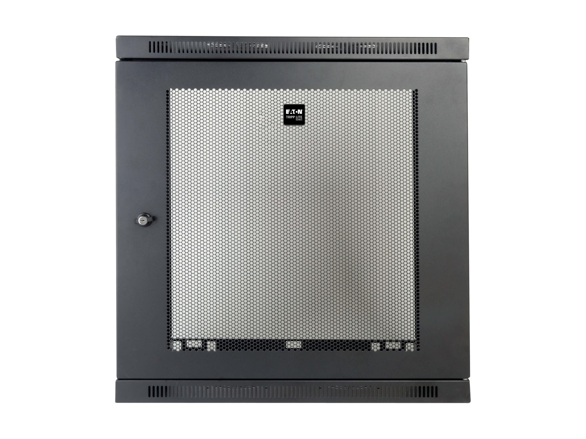 EATON TRIPPLITE SmartRack Rack enclosure cabinet low-profile patch-depth small wall mountable Black 12U 19