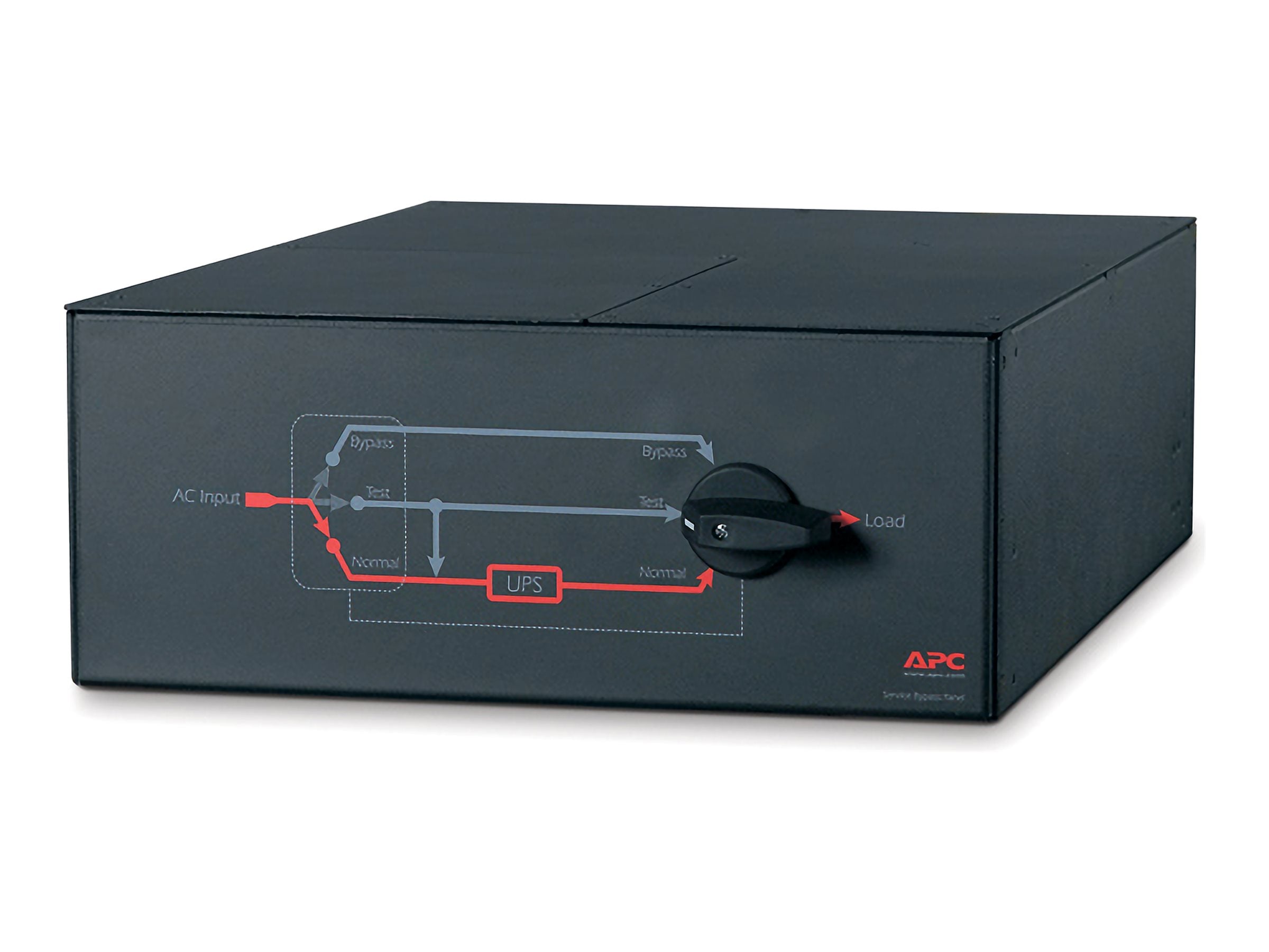 APC Service Bypass Panel Bypass switch rack-mountable AC 200/240V output connectors 3 4U 19 Black