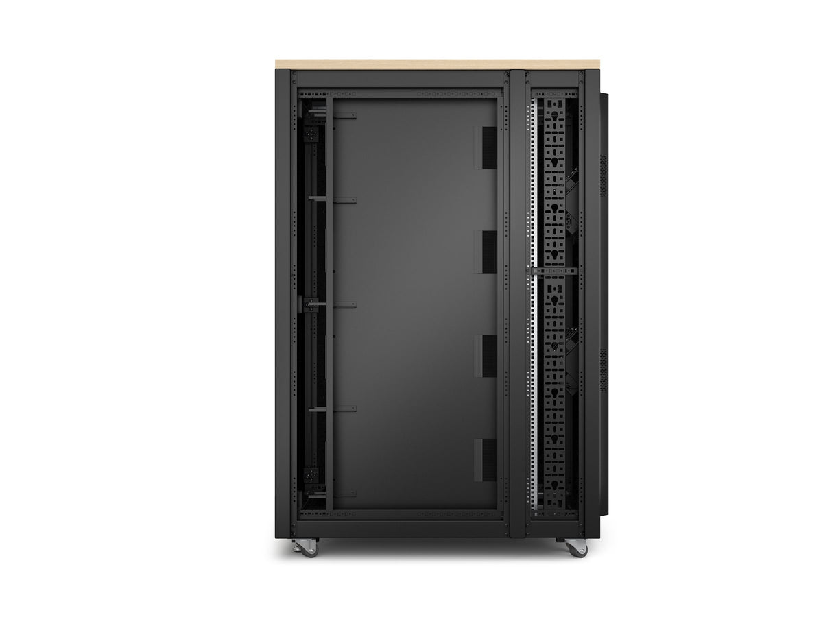APC NetShelter Soundproof Server Rack 32U 230V 1666H x 750W x 1134D mm Maple