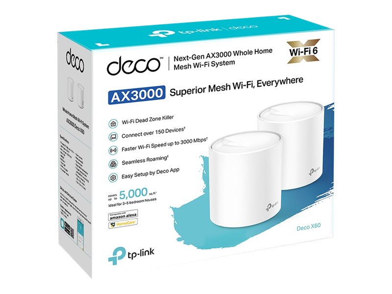 AX3000 Whole Home Mesh Wi-Fi 6 System