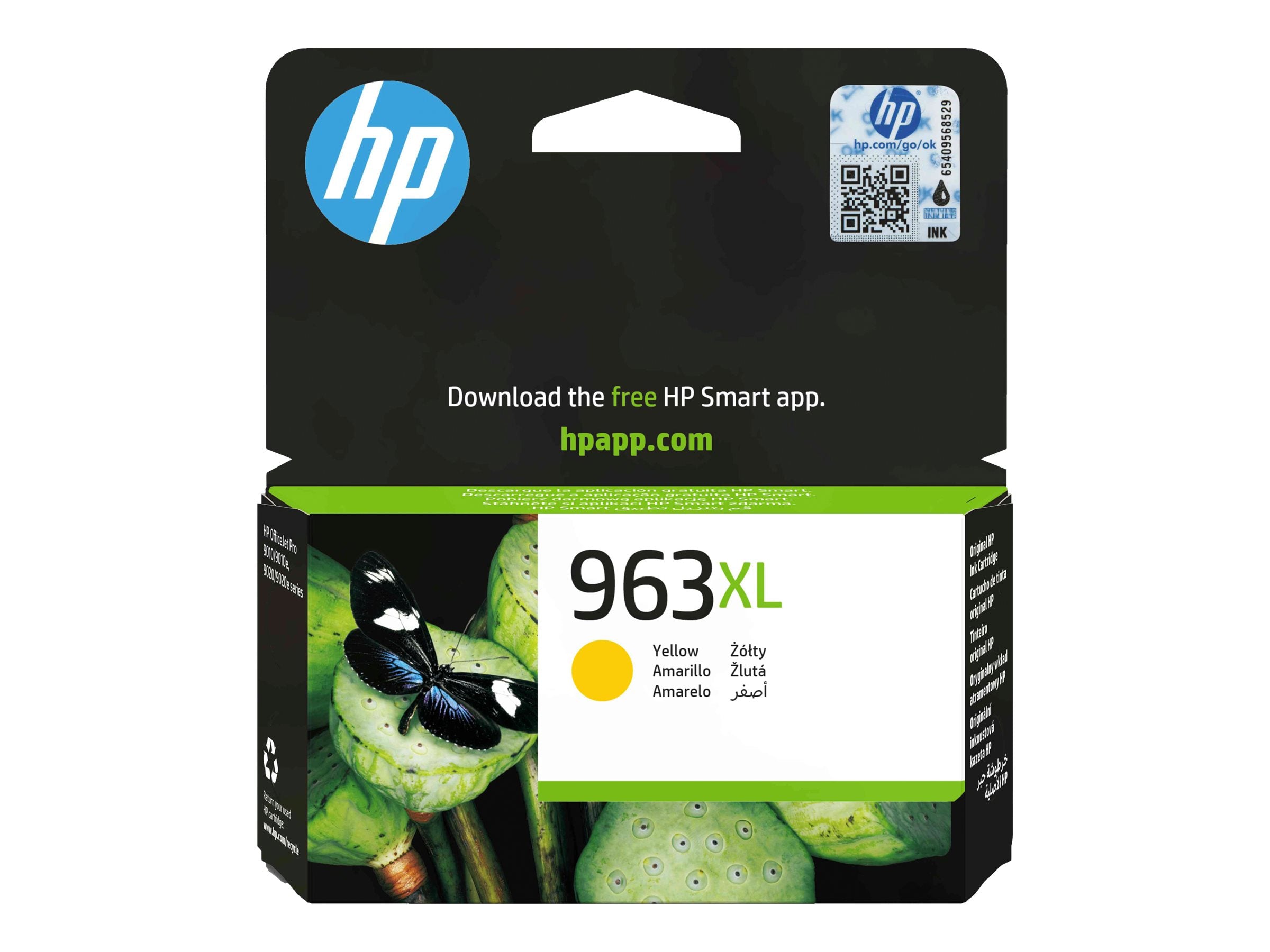 HP 963XL High Yield Yellow Original Ink Cartridge