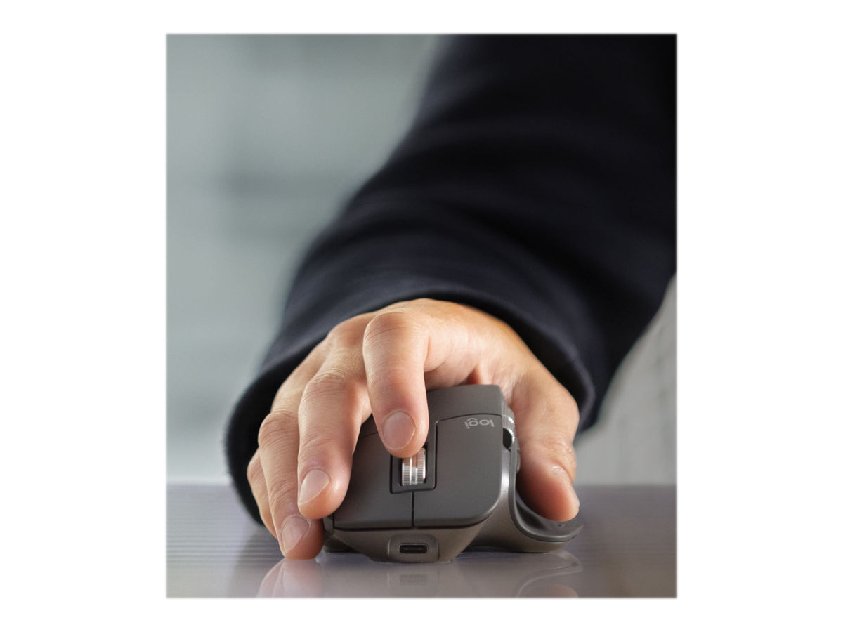 LOGITECH Master Series MX Master 3S for Business Mouse ergonomic right-handed optical 7 buttons wireless Bluetooth