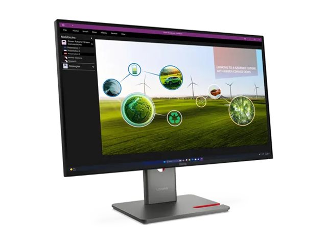 LENOVO ThinkVision P27Q-40 LED Écran 27p 2560x1440 QHD 120Hz IPS 350cd/m2 1500:1 DisplayHDR 10 4ms HDMI DisplayPort DaisyChain